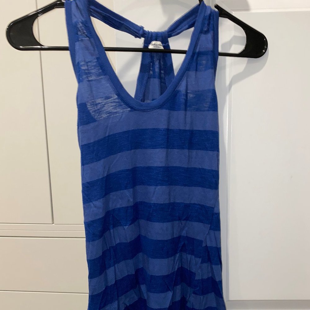 Blue Striped Splendid Tank Top Size XS